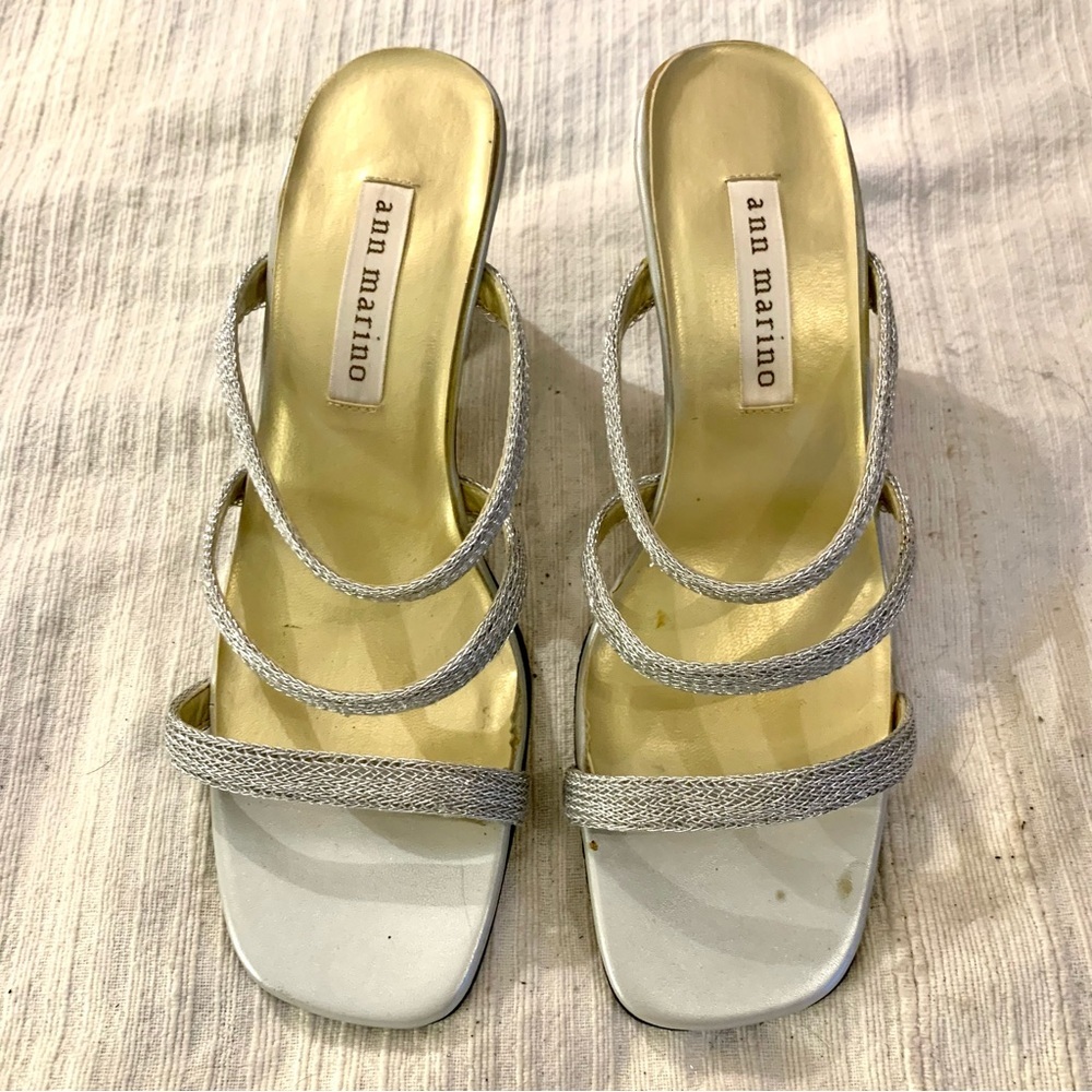Ann Marino Vintage Silver Heels